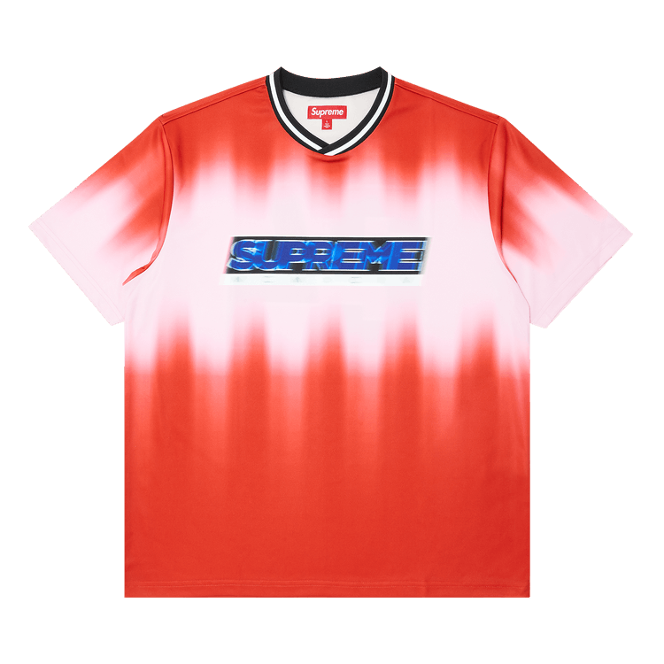 Supreme Blur Soccer Jersey 'Red'
