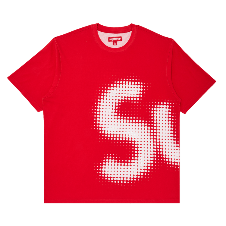 Supreme Halftone Short-Sleeve Top 'Red'