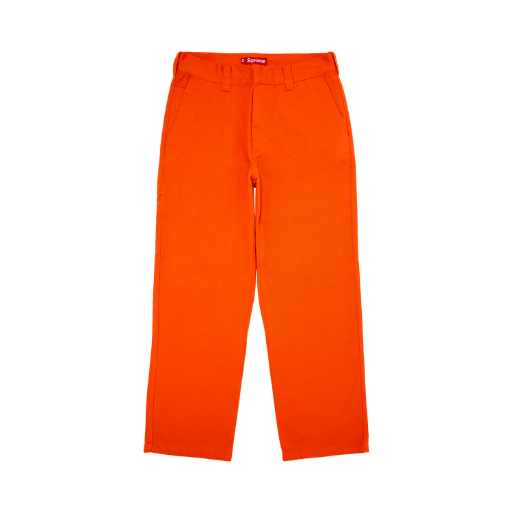 Supreme x Toy Machine Work Pant 'Bright Orange'