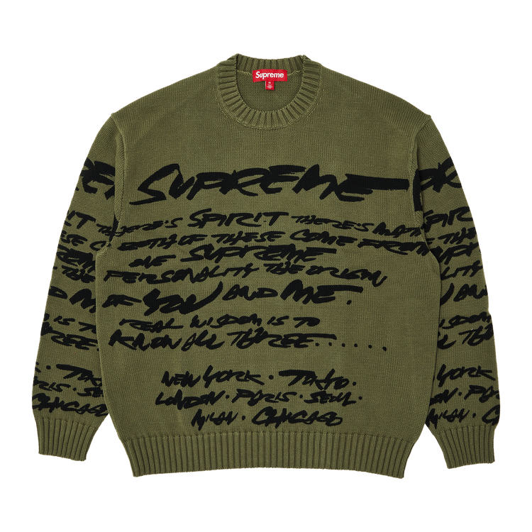 Supreme Futura Sweater 'Olive'