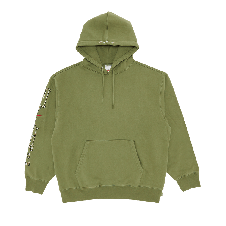 Supreme x Nike Hooded Sweatshirt 'Olive'
