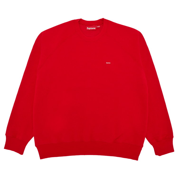 Supreme Small Box Raglan Crewneck 'Red'