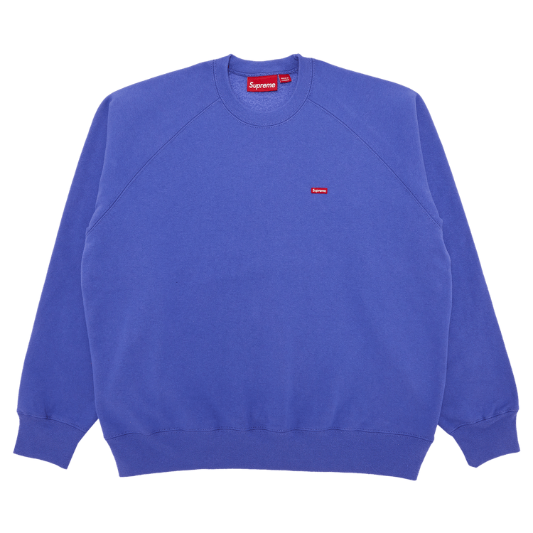 Supreme Small Box Raglan Crewneck 'Violet'