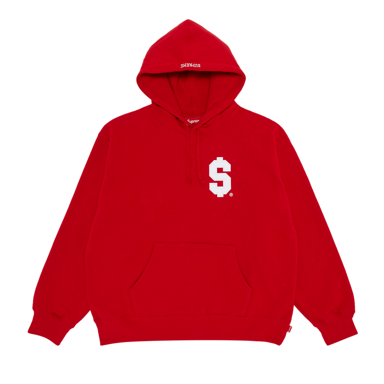 Supreme $ Hooded Sweatshirt 'Red'