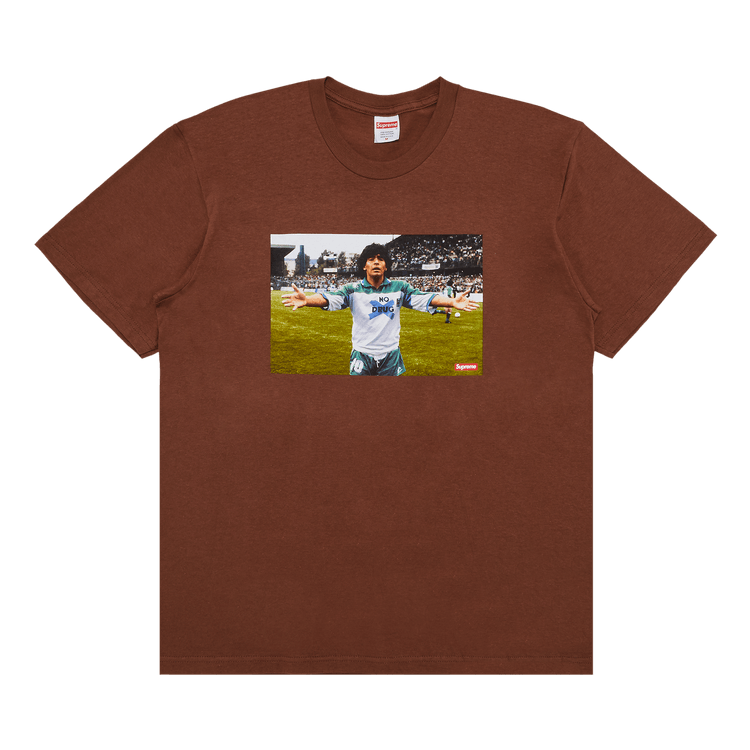 Supreme Maradona Tee 'Brown'