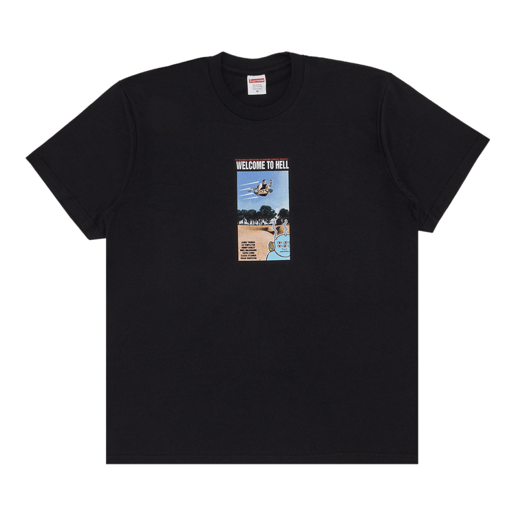 Supreme x Toy Machine Welcome To Hell Tee 'Black'