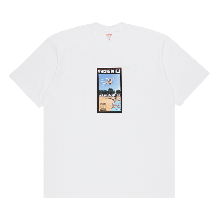 Supreme x Toy Machine Welcome To Hell Tee 'White'