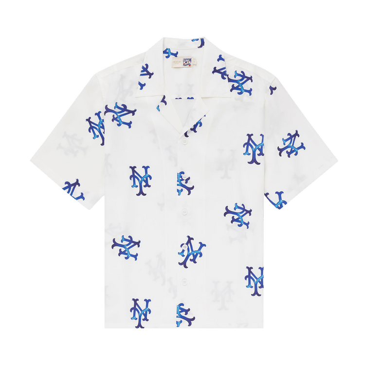 Aimé Leon Dore x New York Mets Leisure Shirt 'Bright White/Print'