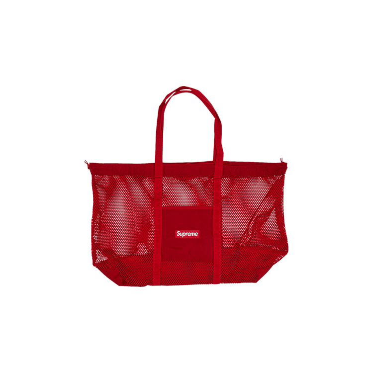 Supreme Mesh Tote Bag 'Red'