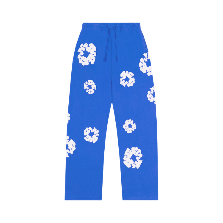 Denim Tears Cotton Wreath Baggy Sweatpants 'Blue'