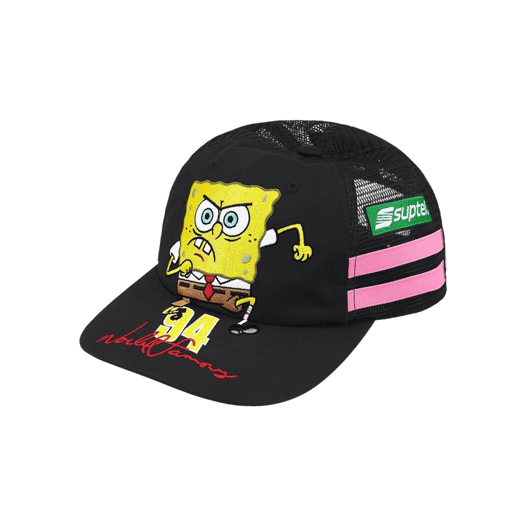 Supreme x Spongebob Squarepants x Jeff Hamilton Mesh Back 6-Panel 'Black'