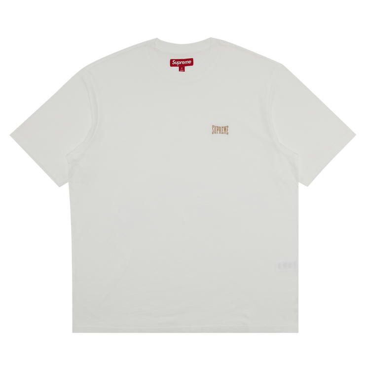 Supreme Warm Up Washed Short-Sleeve Top 'White'