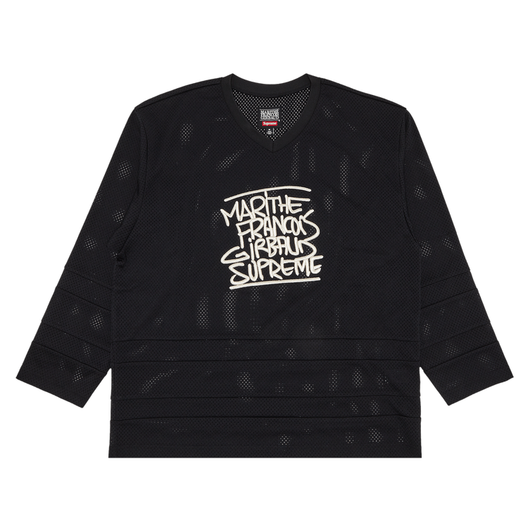 Supreme x Martithé + François Girbaud Hockey Jersey 'Black'