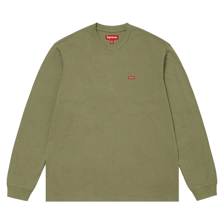 Supreme Small Box Long-Sleeve Tee 'Washed Olive'