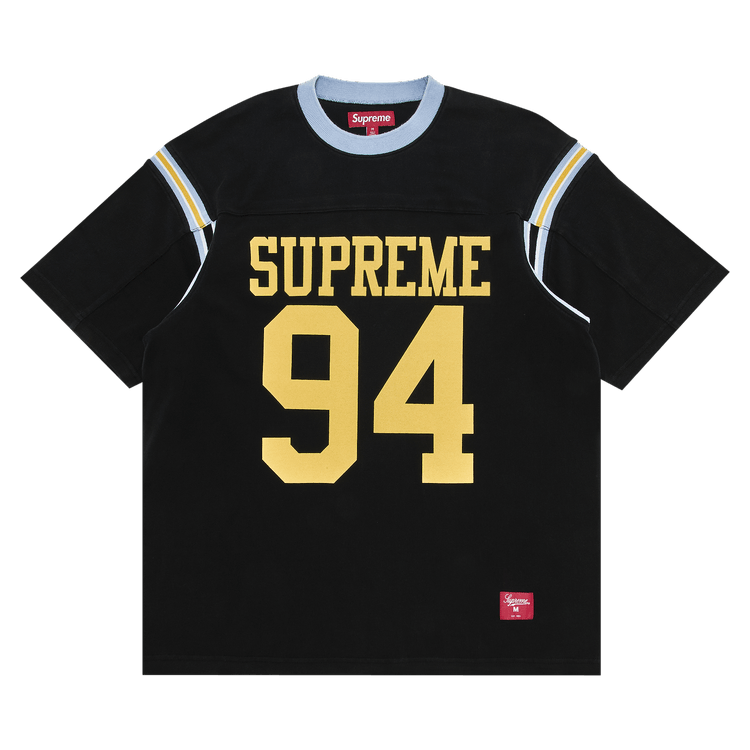 Supreme Split Short-Sleeve Football Top 'Black'