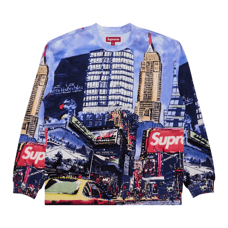 Supreme Skyline Sequin Long-Sleeve Top 'Day'