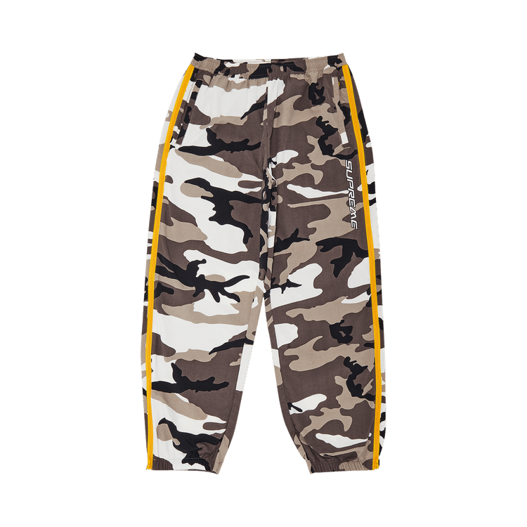 Supreme Contrast Zip Warm Up Pant 'Snow Camo'