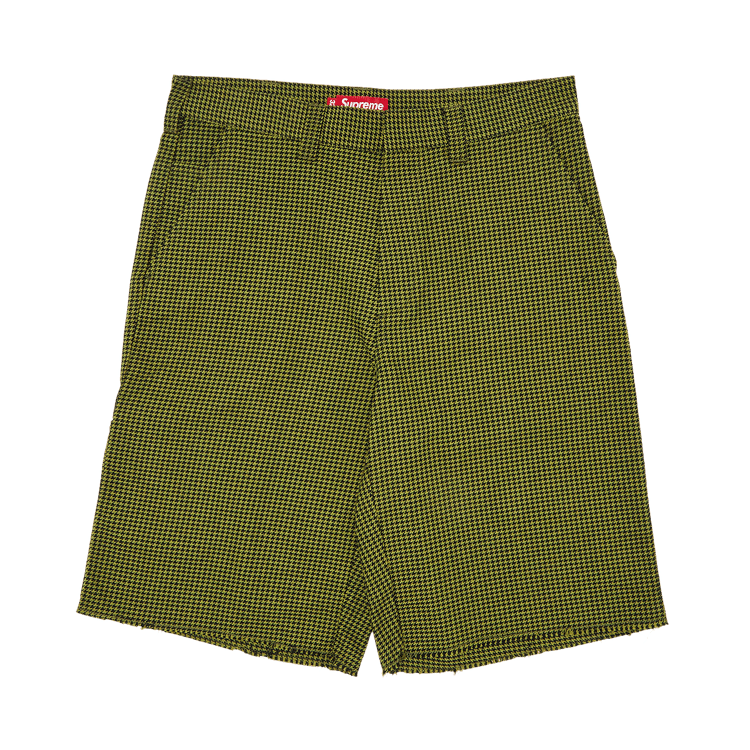 Supreme Work Short 'Olive Houndstooth'