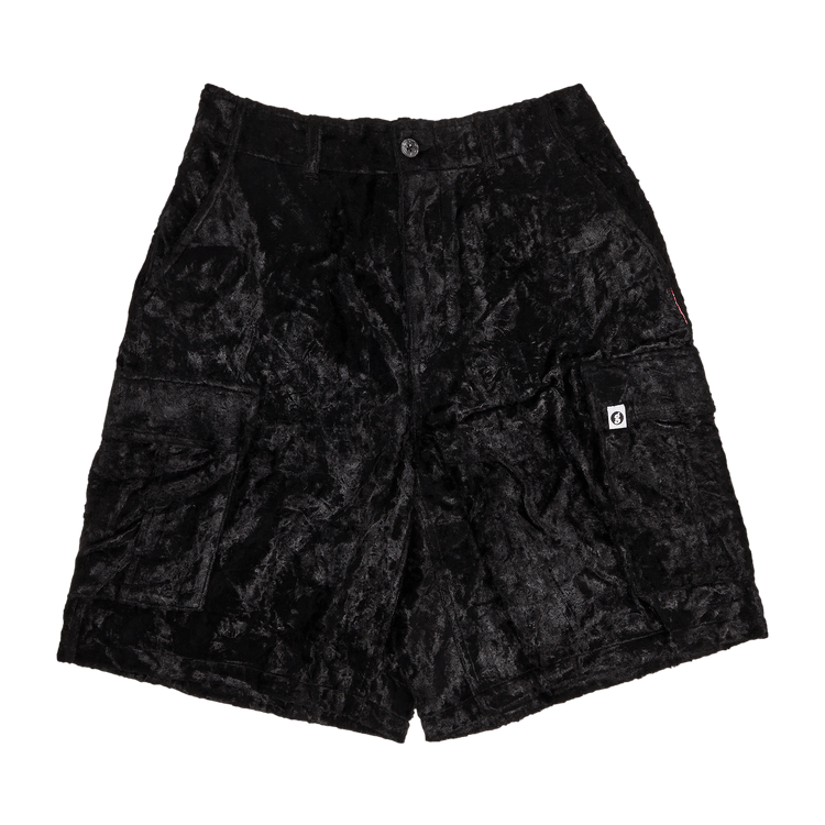 Supreme x Goodenough Crushed Rayon Pile Cargo Short 'Black'