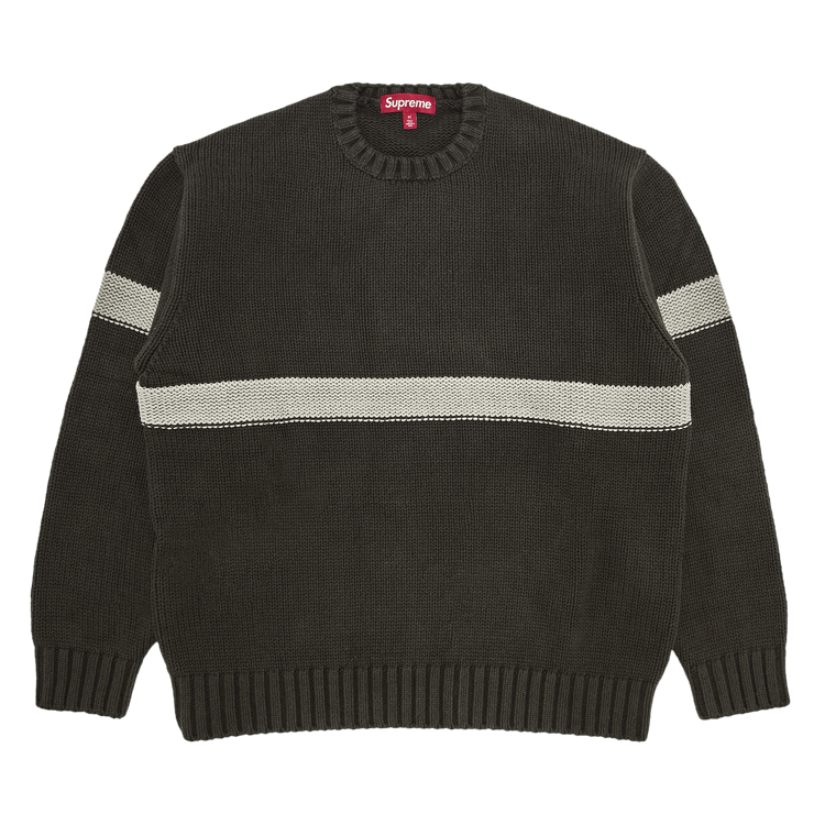 Supreme Tonal Appliqué Sweater 'Brown'