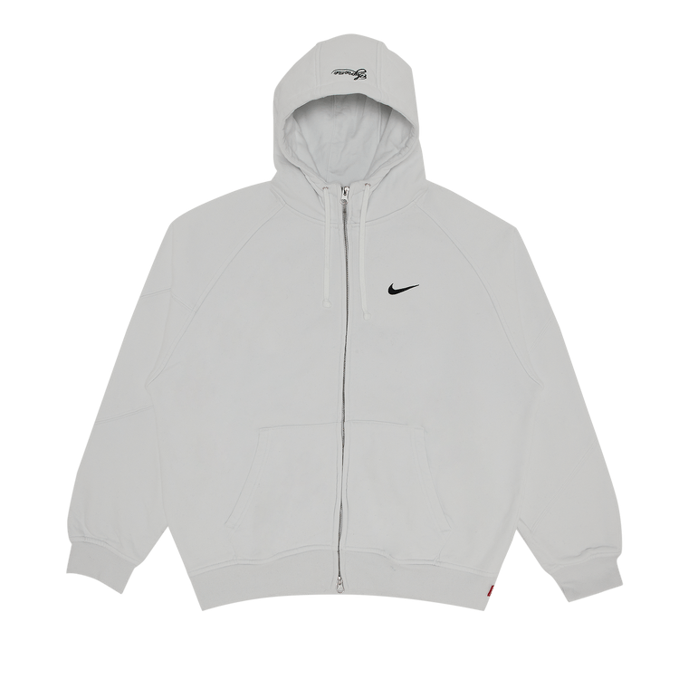 Supreme x Nike Zip Up Hooded Sweatshirt 'White'