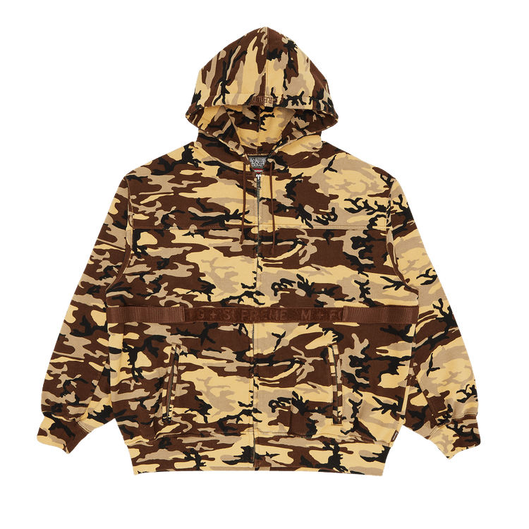 Supreme x Martithé + François Girbaud Zip Up Hooded Sweatshirt 'Camo'