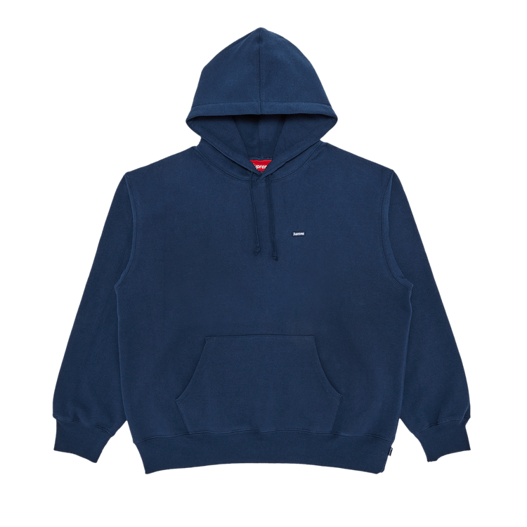 Supreme Small Box Hooded Sweatshirt 'Dark Blue'
