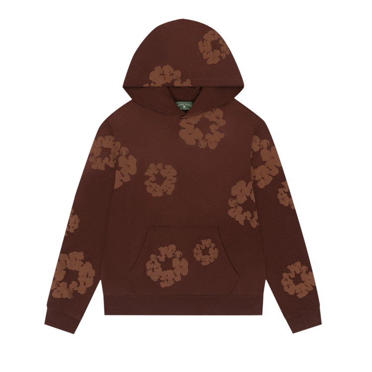 Denim Tears Mono Cotton Wreath Hoodie 'Brown'