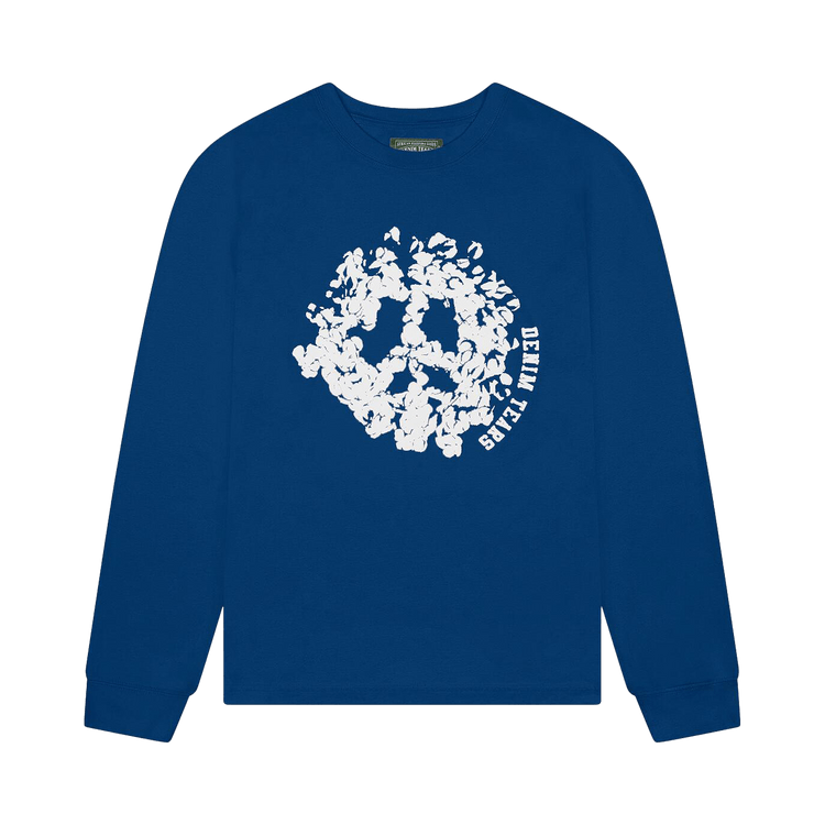 Denim Tears Peace Wreath Long-Sleeve Tee 'Navy'
