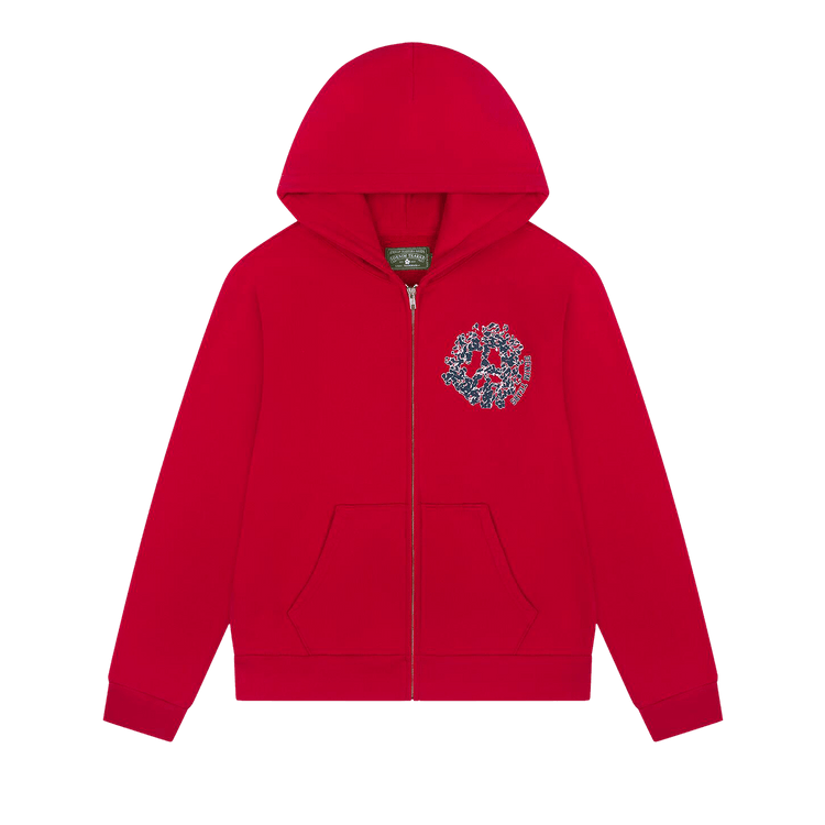 Denim Tears Denim University Zip Hoodie 'Red'