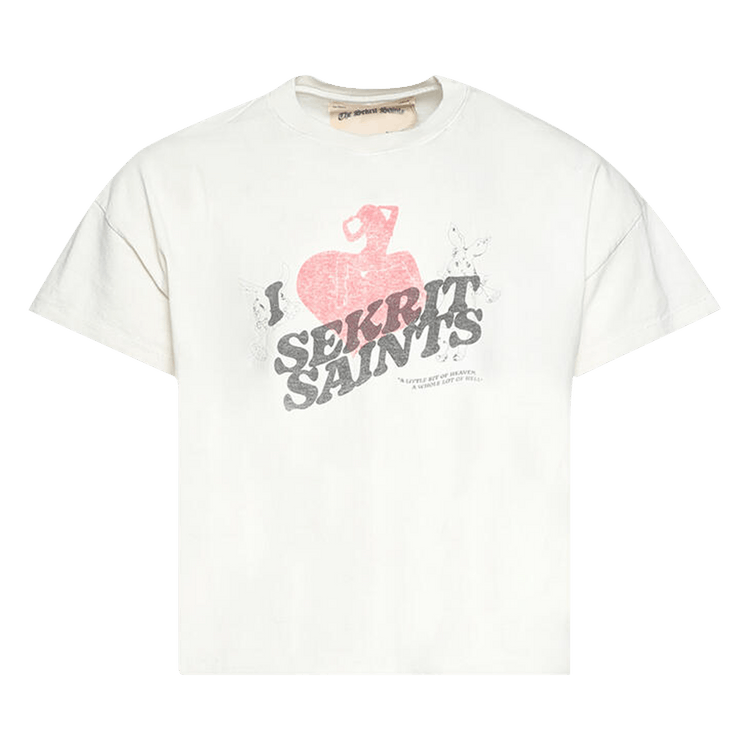 SEKRIT SAINTS Gentlemen's Club T-Shirt 'Vintage White'