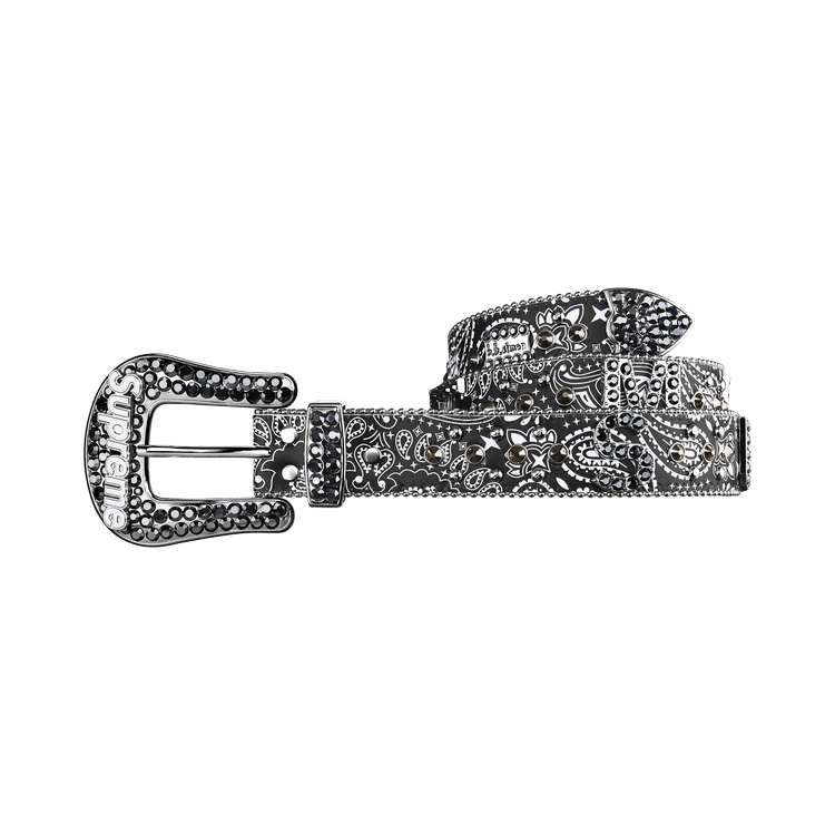 Supreme x B.b. Simon Bandana Belt 'Black'