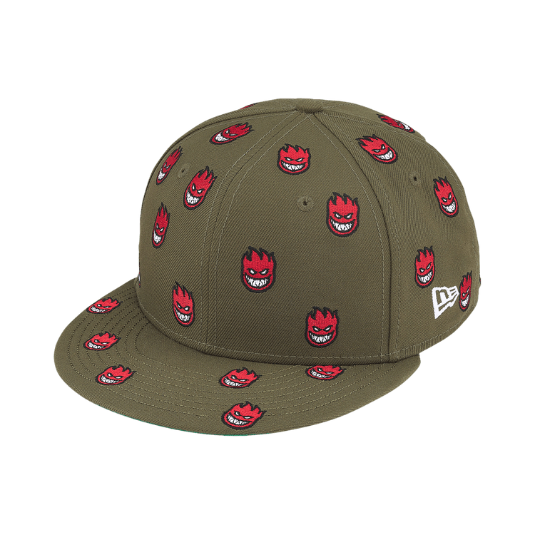 Supreme x Spitfire New Era 'Olive'