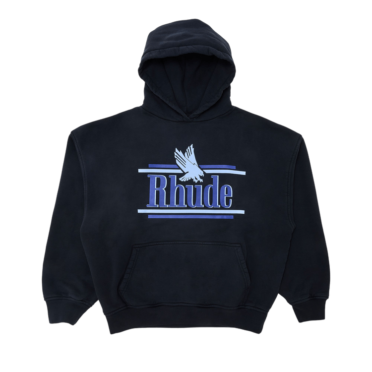 Rhude Rossa Hoodie 'Vintage Black/Blue'