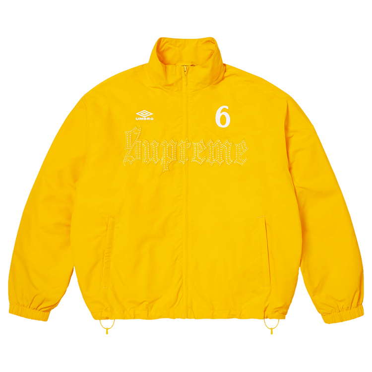 Supreme x Umbro Rhinestone Track Jacket 'Yellow'