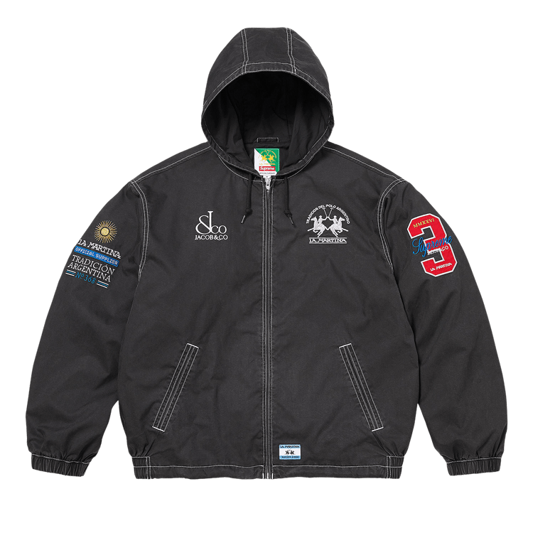 Supreme x La Martina x Jacob & Co Lightweight Hooded Jacket 'Black'