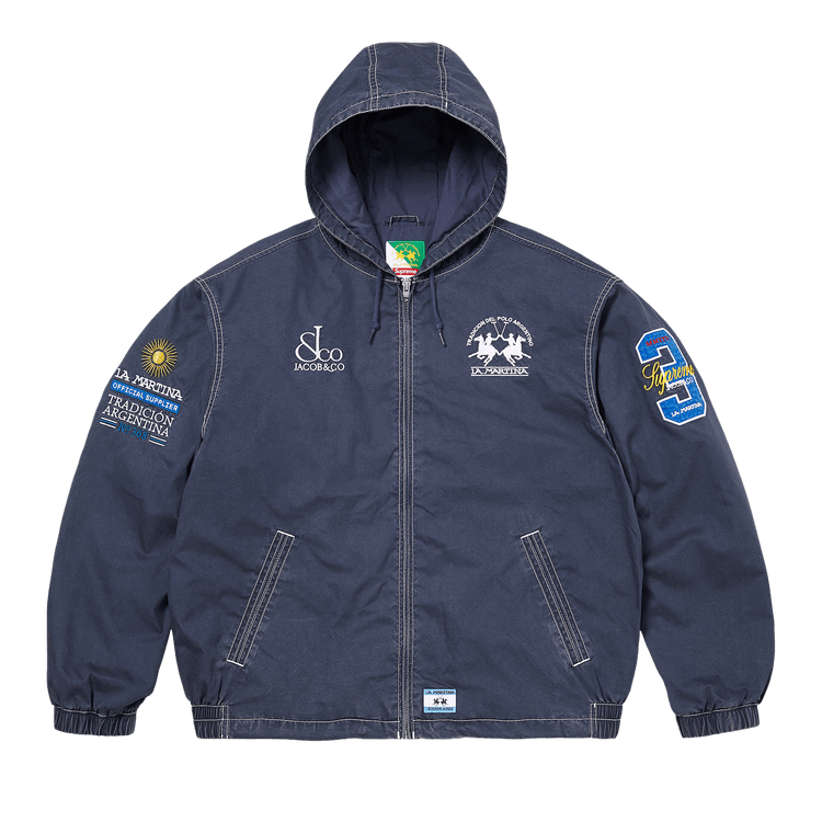 Supreme x La Martina x Jacob & Co Lightweight Hooded Jacket 'Navy'