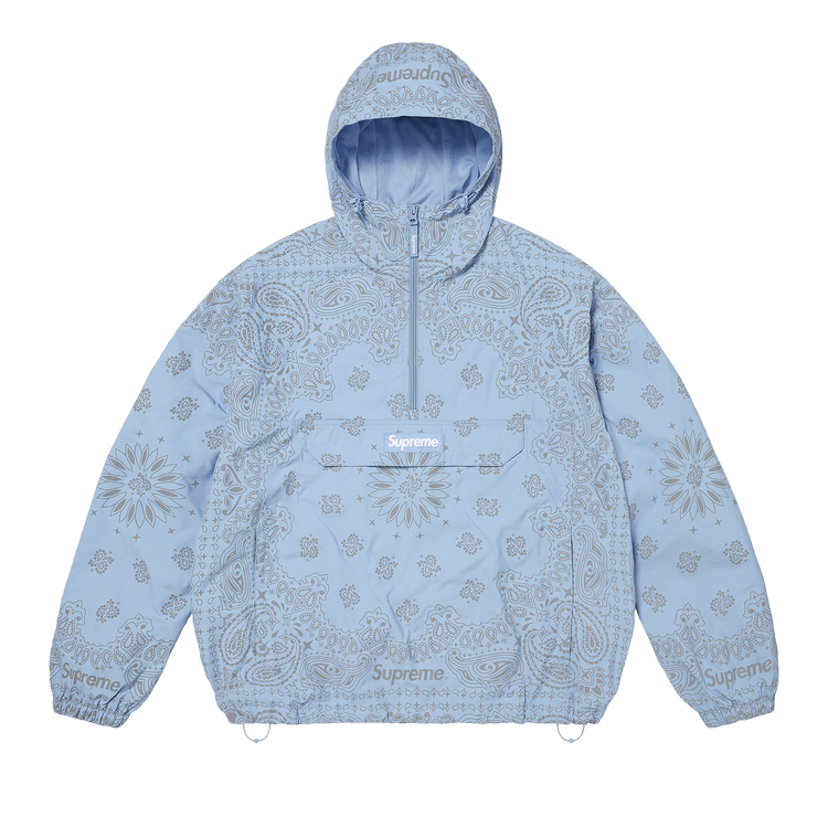 Supreme Reflective Bandana Anorak 'Light Blue'