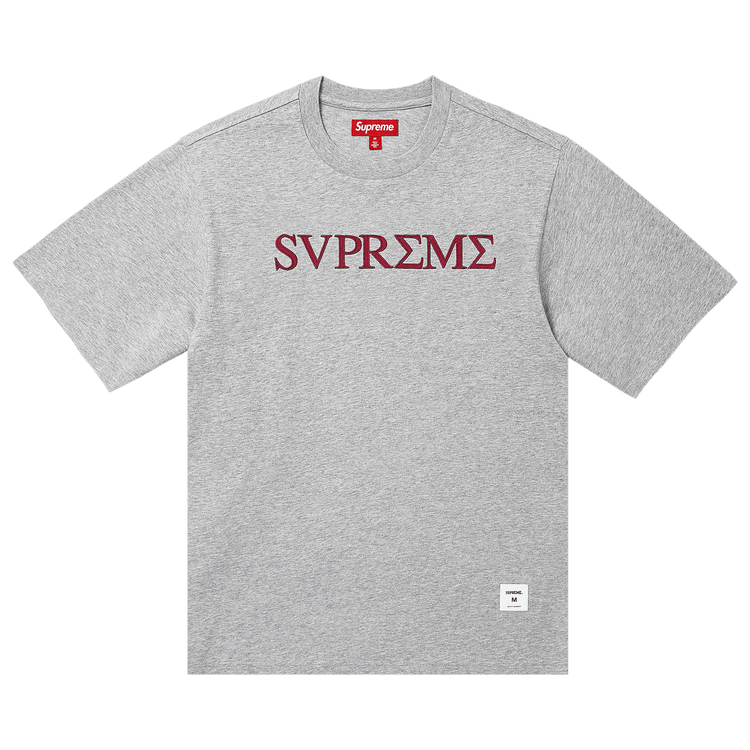 Supreme Greek Short-Sleeve Top 'Heather Grey'