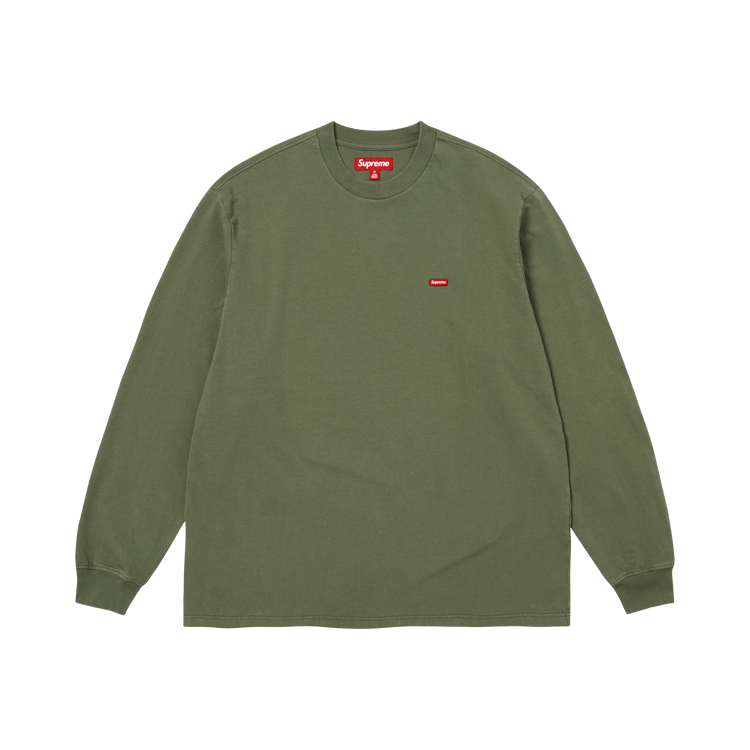 Supreme Small Box Long-Sleeve Tee 'Dark Olive'