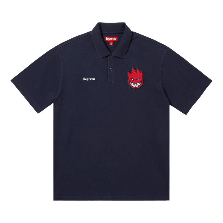 Supreme x Spitfire Polo 'Navy'