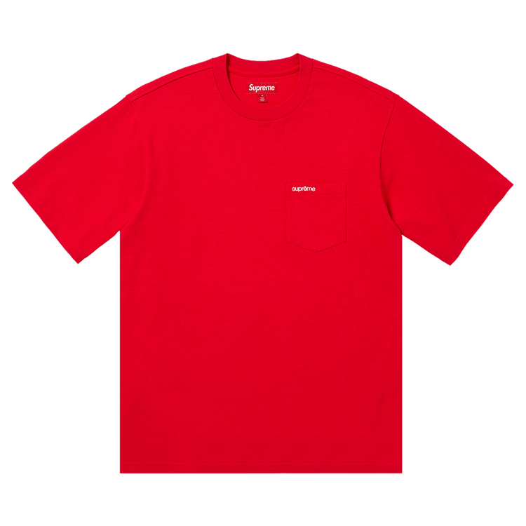 Supreme Short-Sleeve Pocket Tee 'Red'