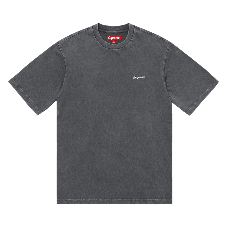 Supreme Washed Short-Sleeve Top 'Black'