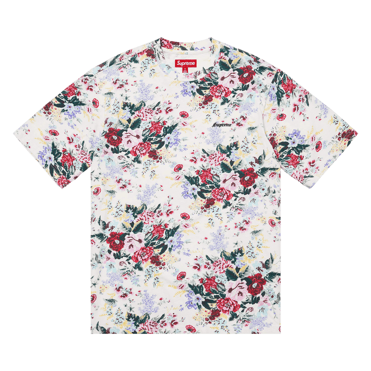 Supreme Washed Short-Sleeve Top 'Floral'