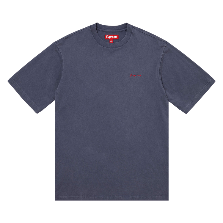 Supreme Washed Short-Sleeve Top 'Navy'