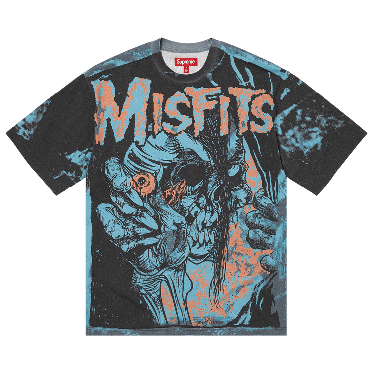 Supreme x The Misfits Short-Sleeve Top 'Blue'