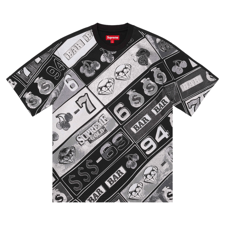Supreme Slot Machine Short-Sleeve Top 'Black'