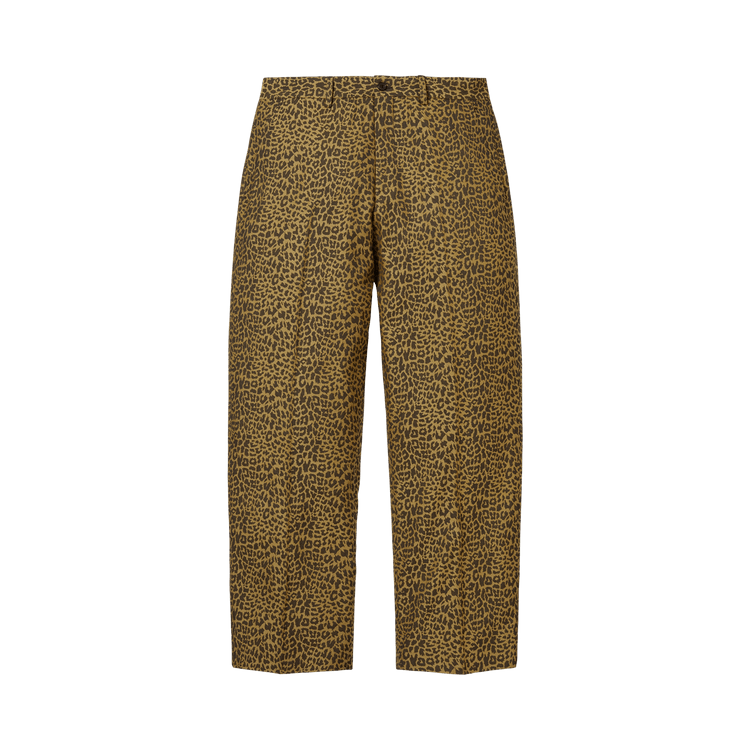 Supreme Leopard Wool Trouser 'Tan'