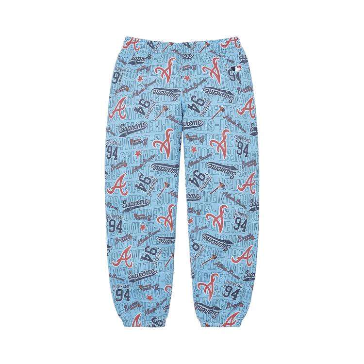 Supreme x Mitchell & Ness Teams Sweatpant 'Light Blue'