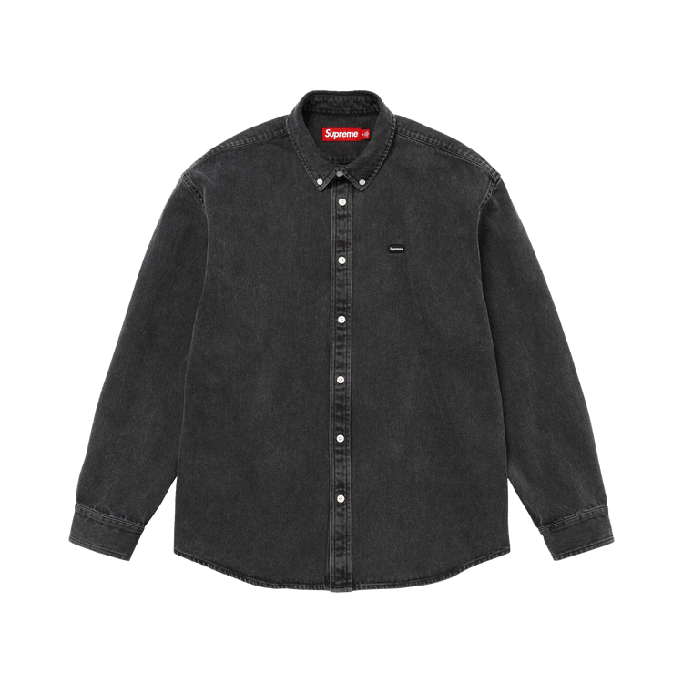 Supreme Small Box Denim Shirt 'Black'